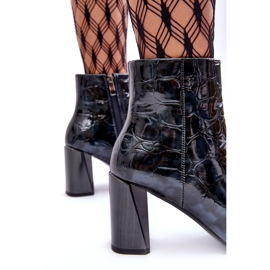 Lackstiefeletten S.Barski MR870-58 Marineblau 3