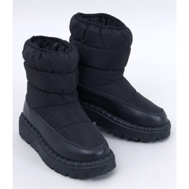 Javier Schwarze Nylon-Schneestiefel 1