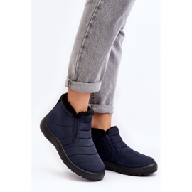 Enmore Insulated Low Damen-Schneestiefel Marineblau 2