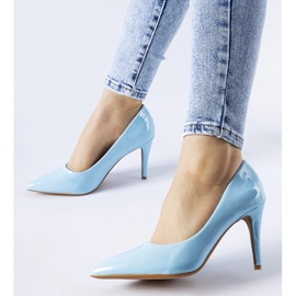 Blaue, spitze Agrate-Stilettos 1