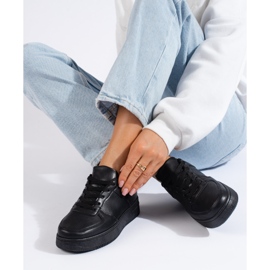 Schwarze Shelovet Damenturnschuhe 1