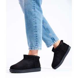 Schwarze Shelovet-Schneestiefel für Damen 1