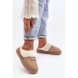 Damen-Schneestiefel mit Schaffell Beige Villene 2