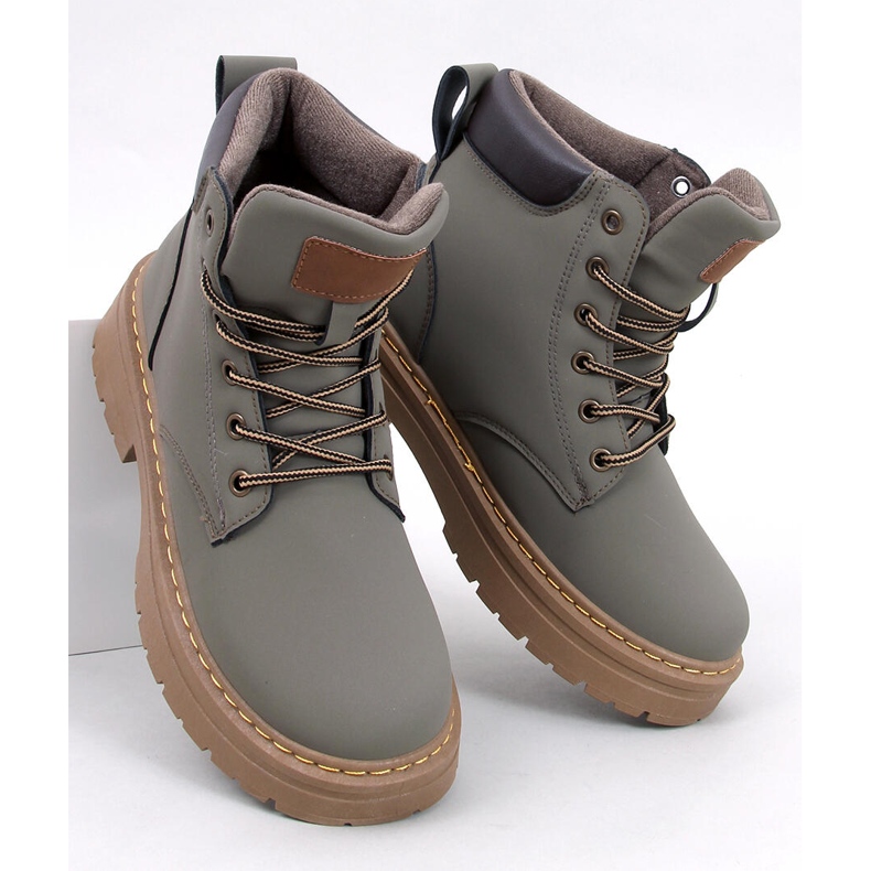 Kellers Green Holzstiefel für Damen grün 1