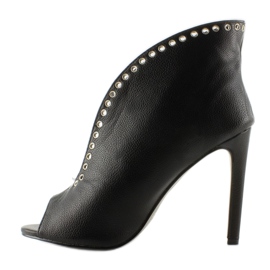 Stilettos Booties mit Nieten Hp-36 Schwarz 1