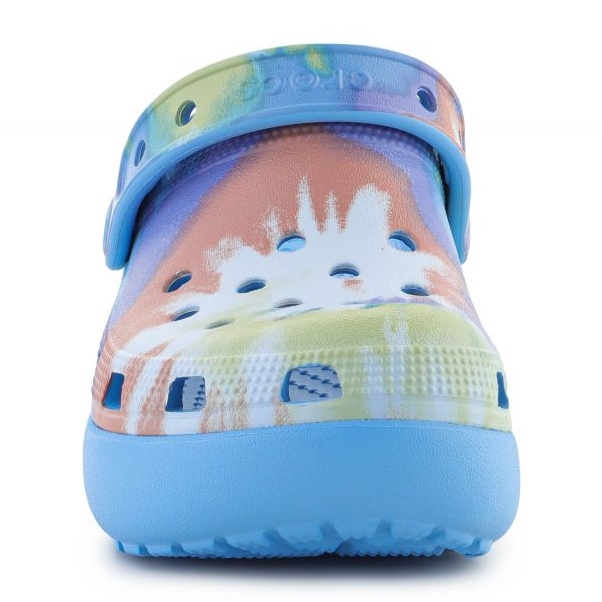 Crocs Classic Tie Dye Cutie Clog 208083-4KT Schaumstoff-Hausschuhe blau 1
