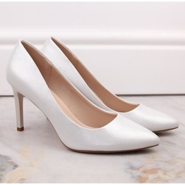 Sergio Leone W SK428A silberne High Heels 1