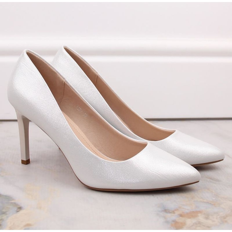 Sergio Leone W SK428A silberne High Heels 1