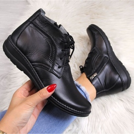 Helios W H612-2A isolierte Lederstiefel, schwarz 1