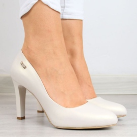 Sergio Leone W SK3AA beige Stiletto-Pumps 2