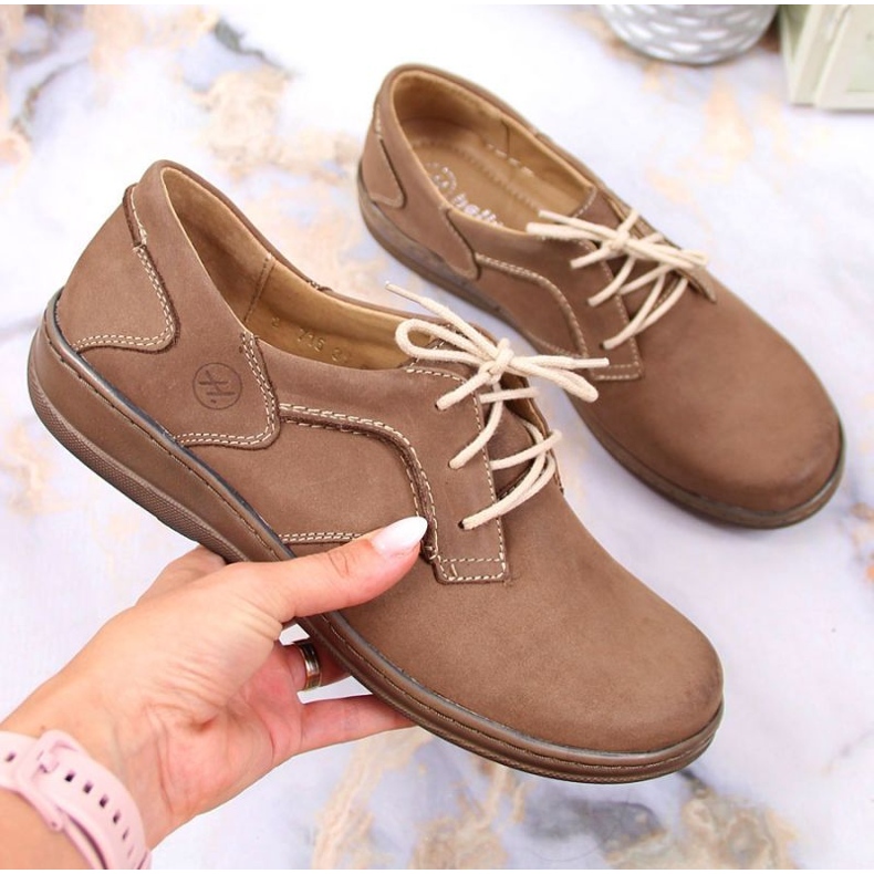 Helios W H715N Komfortschuhe, beige braun 1