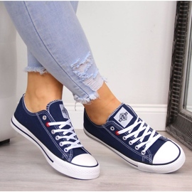 Marineblaue Sneakers NEWS W EVE8A 2