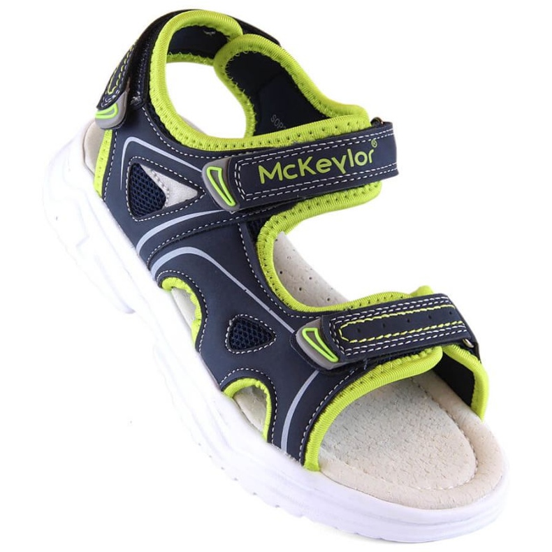 McKinley McKeylor Jr JAN229B Klettsandalen, Marineblau und Grün 1
