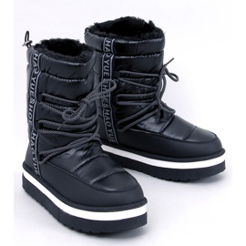 Archie Black Damen-Schneestiefel schwarz 1