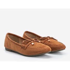 Braune Loafer mit Schleife von Arlene 2