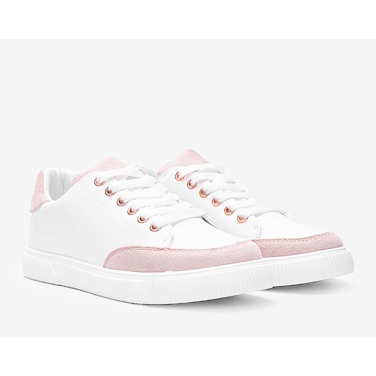 Brighton Sneakers in Weiß und Pink 1