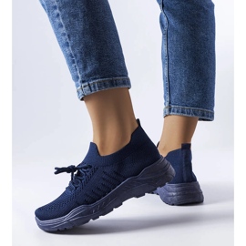 Blaue Sneaker mit flexiblem Obermaterial von Gois 2