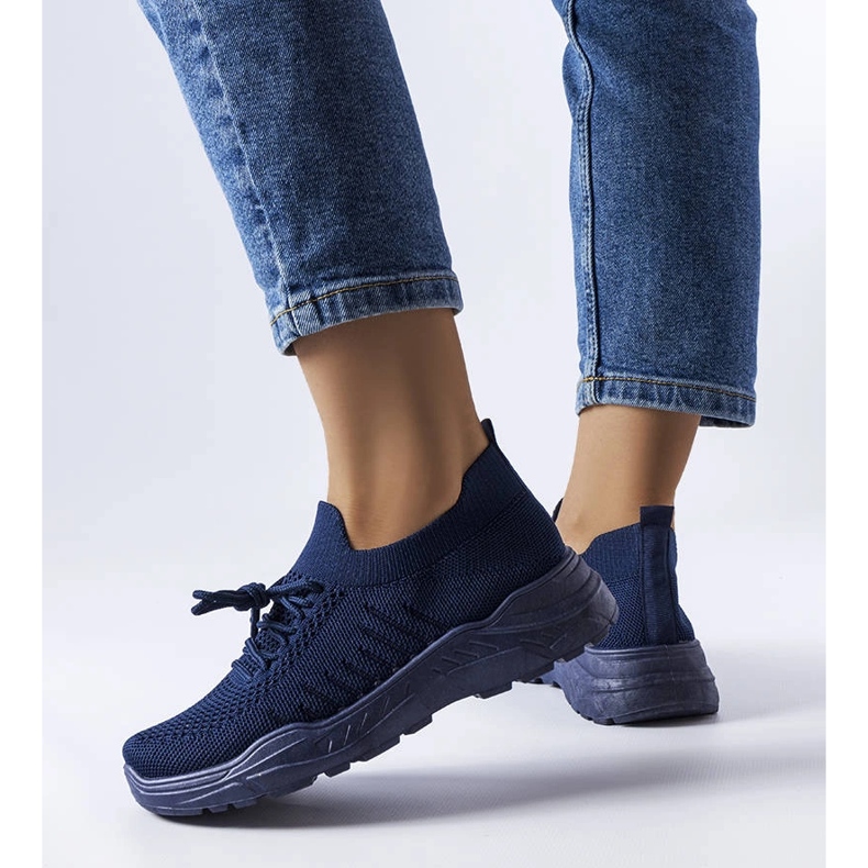 Blaue Sneaker mit flexiblem Obermaterial von Gois 2