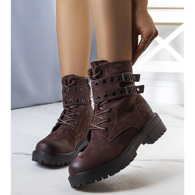 Dunkelbraune Fallkirk-Stiefel 1