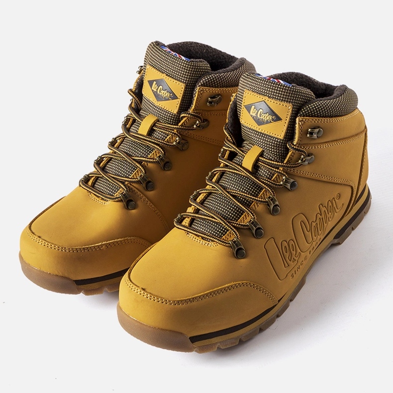 Braune Lederschuhe Lee Cooper LCJ-20-01-012 1