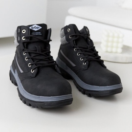 Schwarze Lee Cooper LCJ-22-01-1374L hohe Stiefel 1