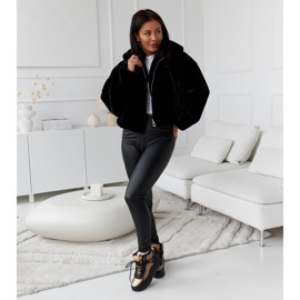 Goldene Schneestiefel Lee Cooper LCJ-23-44-1986L schwarz 1