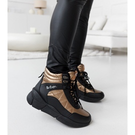 Goldene Schneestiefel Lee Cooper LCJ-23-44-1986L schwarz 2