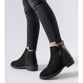 Schwarze isolierte klassische Montaldo-Stiefeletten 1