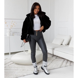 Pulliam Silber isolierte Damen-Schneestiefel 1