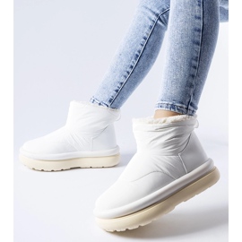 Weiße, isolierte Schneestiefel von Linwood 1