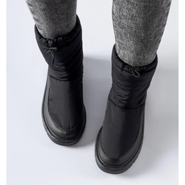 Schwarze isolierte Whitetail-Schneestiefel 1