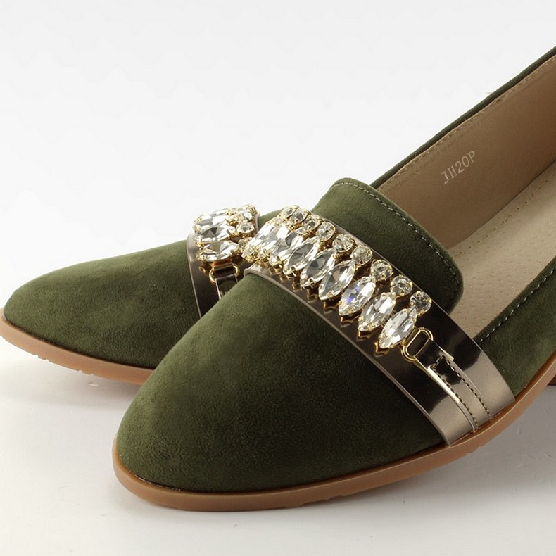 Elegante Herren mit Zirkonias JH20P Grün 1