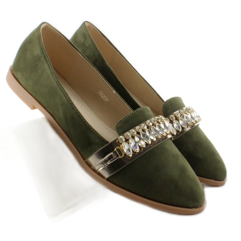 Elegante Herren mit Zirkonias JH20P Grün 2