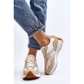 Beige Chloette Damen-Sportschuhe 1