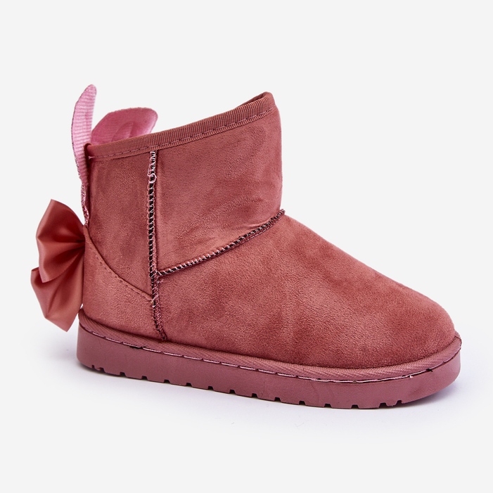 Isolierte Schneestiefel für Mädchen mit Schleifen, Pink Meriva rosa 1
