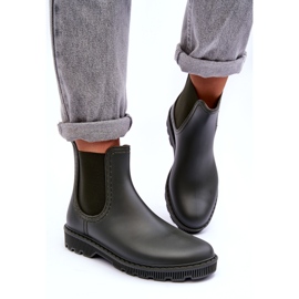 Damen Slip -Green Matte Galoshes grün 3