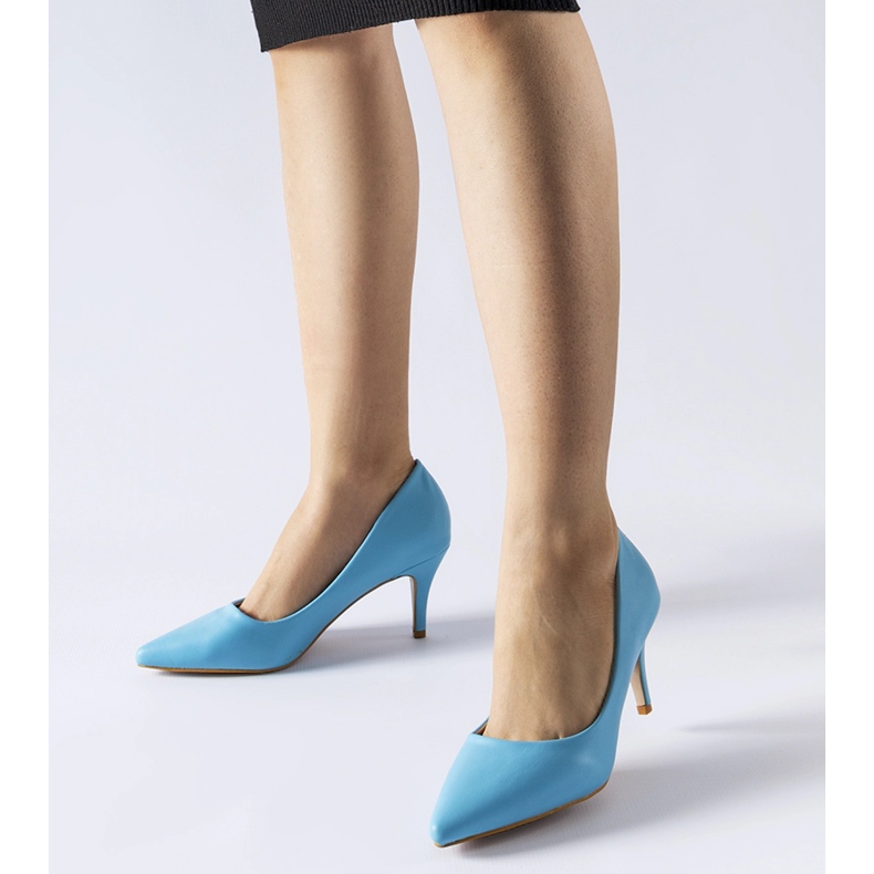 Blaue Dominguez-High-Heels 1