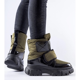 Grüne isolierte Hutchinson-Schneestiefel 1