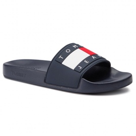 Tommy Hilfiger Tommy Jeans Flag Pool Slide M Flip-Flops EM0EM00284-403 blau 1