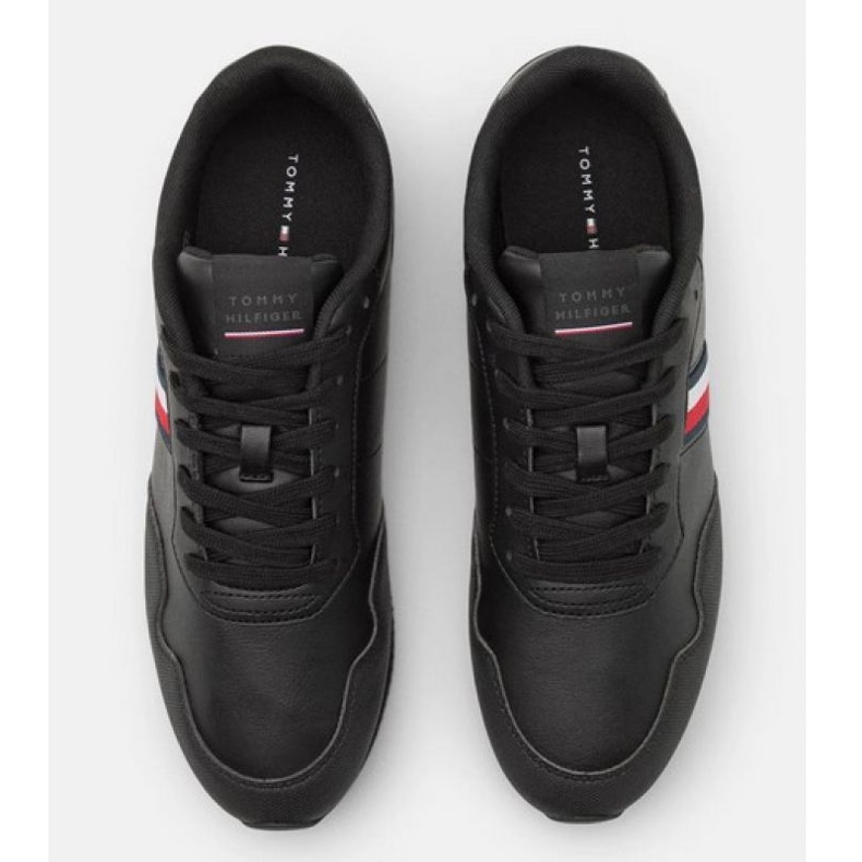 Tommy Hilfiger Core Lo Runner Pu M Schuhe FM0FM048340GQ schwarz 1