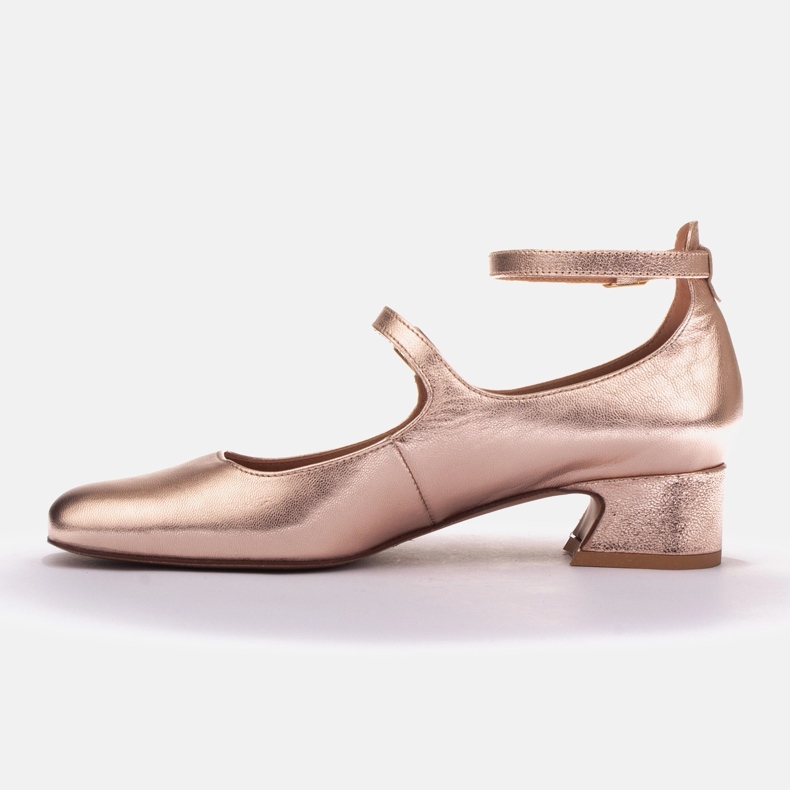 Marco Shoes Pumps im Mary-Jane-Stil golden 2