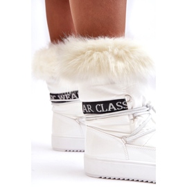 Seastar Damen-Schneestiefel mit Schnürung in Weiß 2