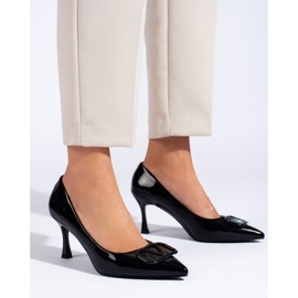 Vinceza Damenpumps mit schwarzer Verzierung 2