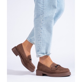 W. Potocki Potocki Damen-Loafer auf braunem Plateau 2