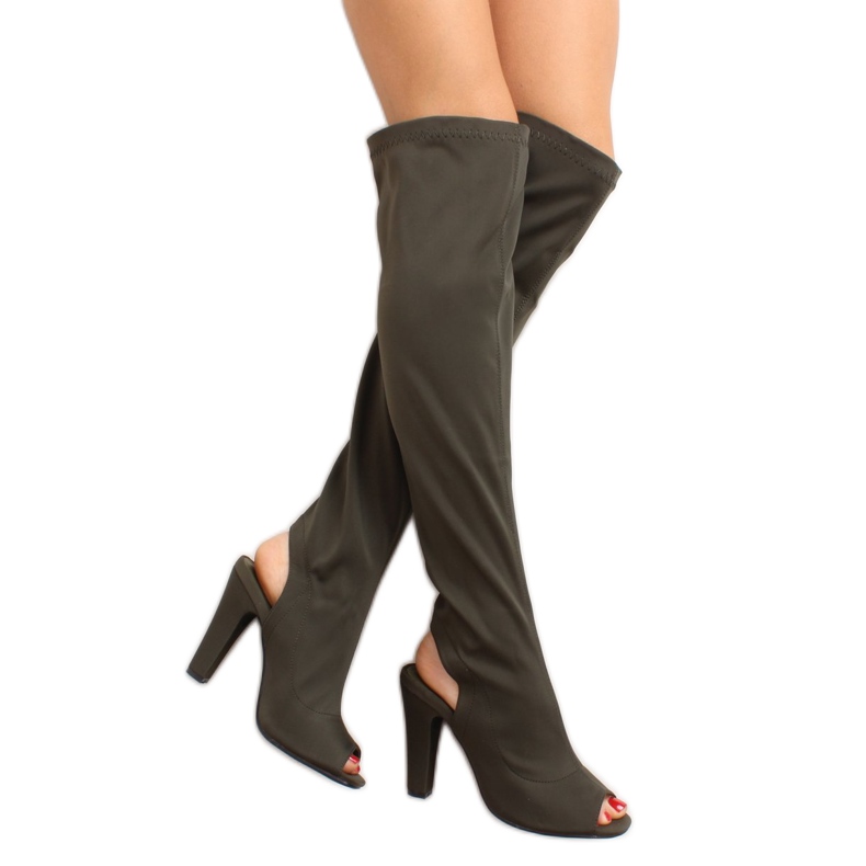 Offene Stiefel R110P Grün 2