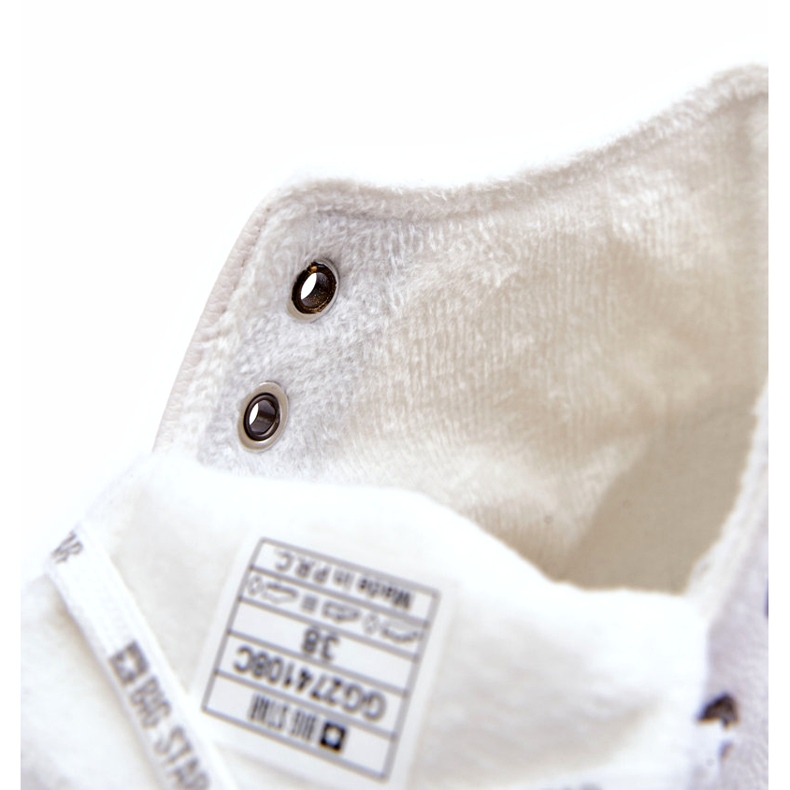 Damen Sneaker Big Star High Warmweiß GG274108 2