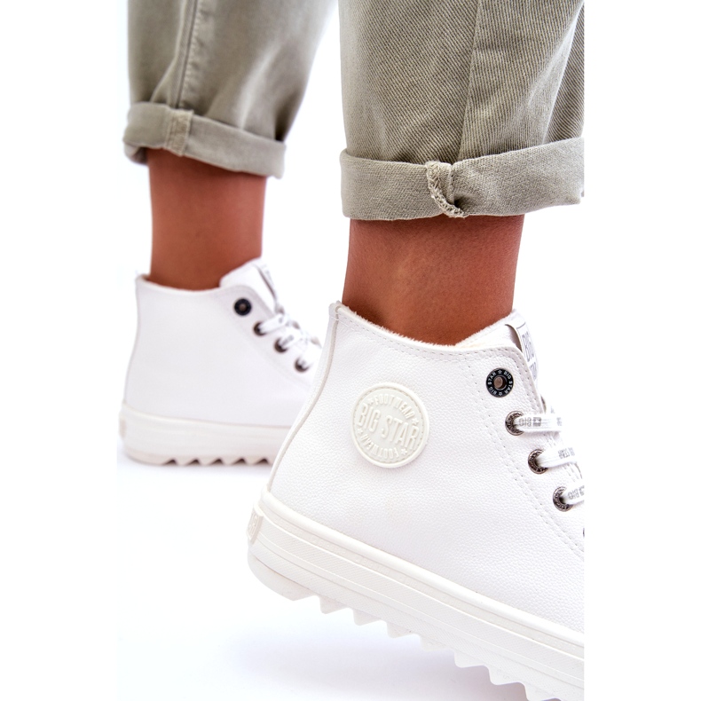 Damen Sneaker Big Star High Warmweiß GG274108 1