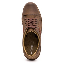 Antex Herren Leder Freizeitschuhe 238GT braun 3