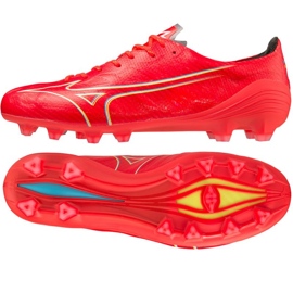 Mizuno Morelia Alpha Elite Md M P1GA236264 Schuhe rot 1