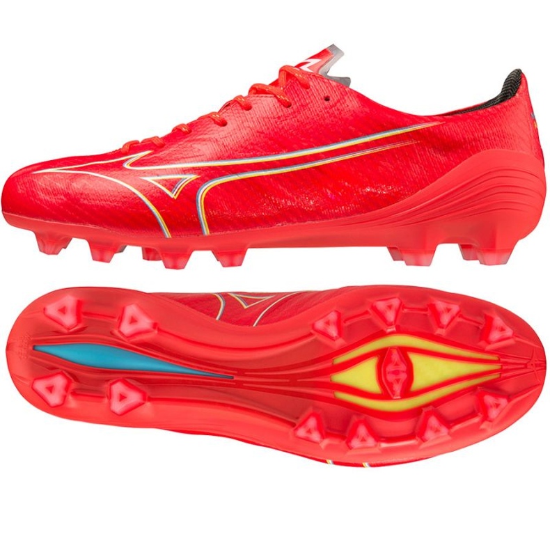Mizuno Morelia Alpha Elite Md M P1GA236264 Schuhe rot 1